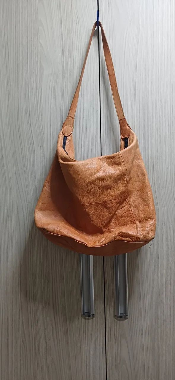 Bolsa de ombro couro caramel grande - Foto 3