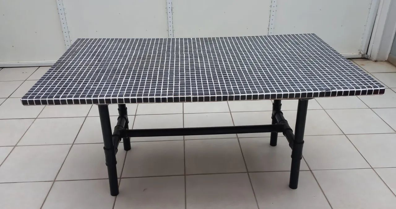 Mesa retangular artesanal firme e forte - Foto 3