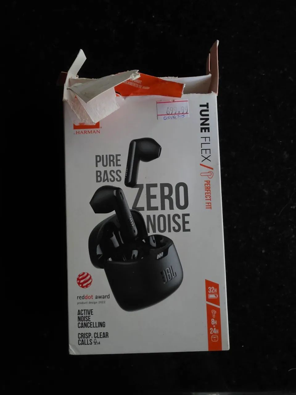 Fone JBL Tune Flex(3 meses de uso, ainda não garantia)