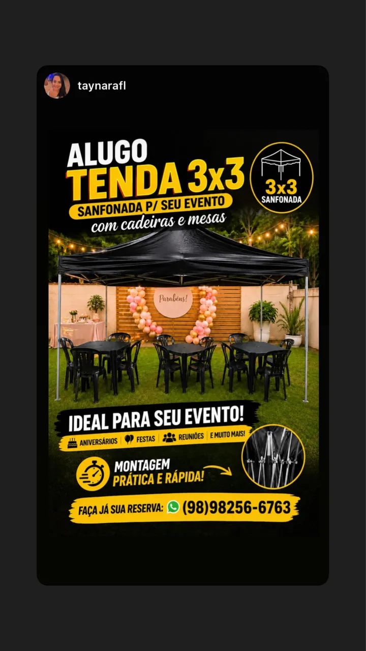 Aluga tenda 