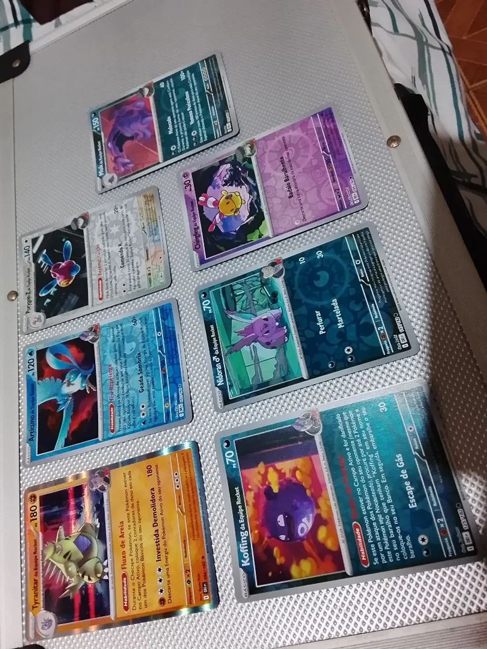 Kit Equipe Rocket Cartas + Luminária R - Foto 5