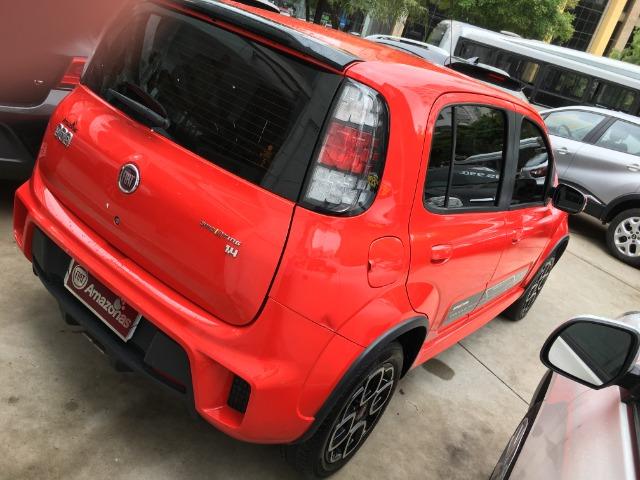 Fiat Uno 1.4 Evo Sporting 8v Flex 4 portas Automatizado vermelho 2015 - Foto 5