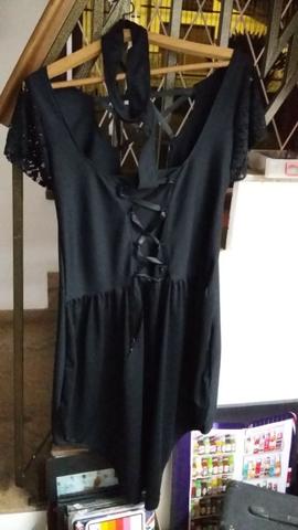 Fantasia Vestido de Bruxa pentagrama - Foto 2