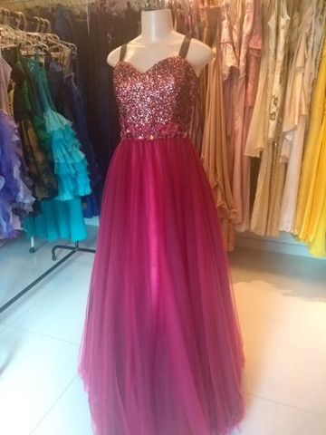 vestido de festa longo olx