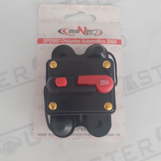 Disjuntor automotivo. 200amperes. Novo. 