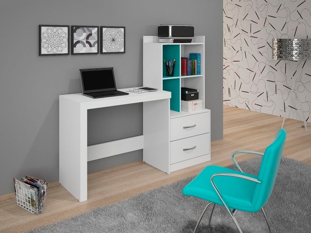 Sala escritório quarto mesa office com nicho  - Foto 4