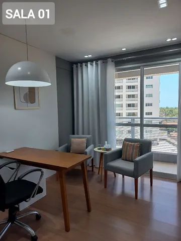 Consultório / Sala mobiliada no Ed. Horizonte jardins