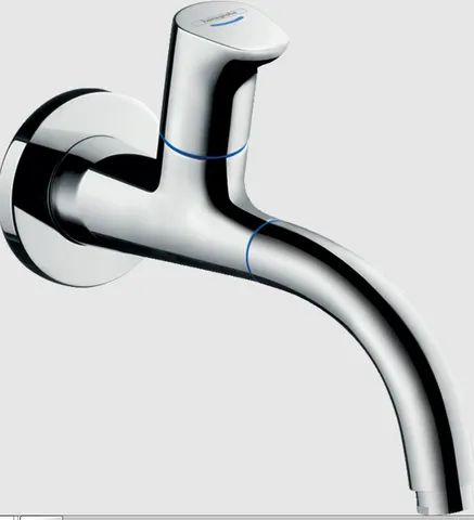Torneira Hansgrohe De Parede Cromada - Linha Focus 