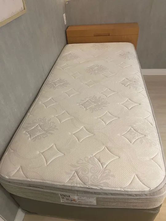Cama de Solteiro Baú com Colchão - Foto 3