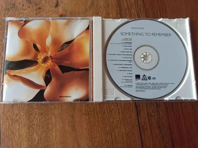 CD MADONNA SOMETHING TO REMEMBER - WARNER MUSIC - ANO 1995 - CDs