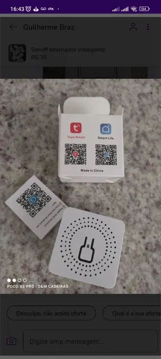 Mini Interruptor Inteligente (tipo sonoff) - Foto 2