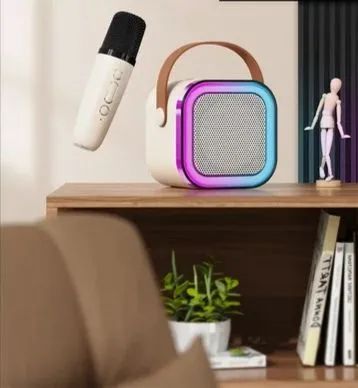 Caixa de som Portátil Bluetooth com Karaoke, Microfone Sem Fio - Foto 5