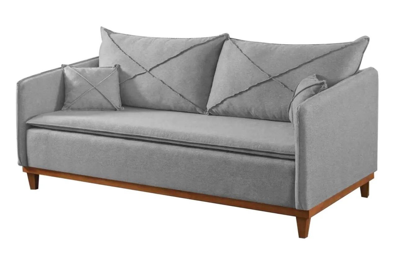 Sofá Living Paris 2,00m Todo no Linho r543