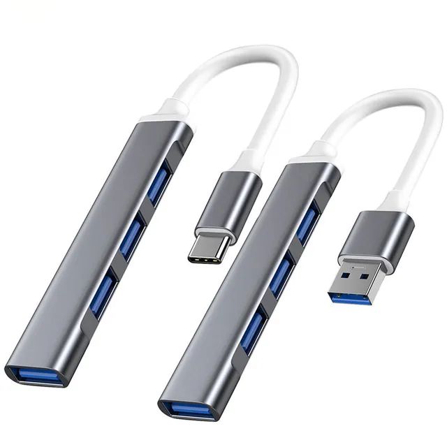 Hub Usb 3.0 4 Portas 5 Gbps Super Rapido Mouse Teclado Hd
