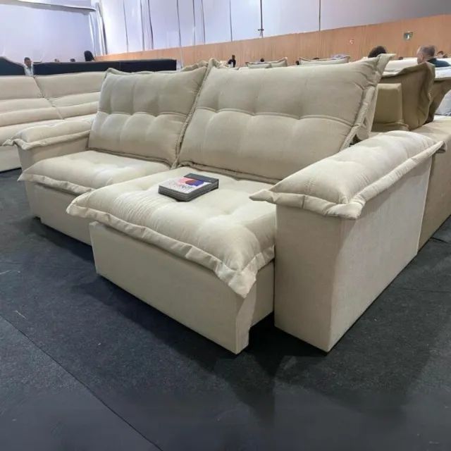 sala sofa retratil e reclinavel de 4 lugares 
