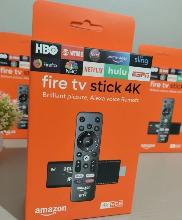 Fire TV Stick 4K (Android)- Novo - Lacrado , 4K HDR