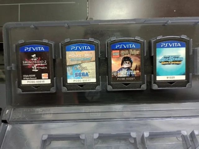 Lote 4 x Jogos PS Vita Shinobido 2, Playstation All-Stars, LEGO Harry Potter, Monkey Ball