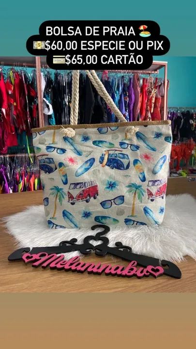 Bolsa moda praia  - Foto 4