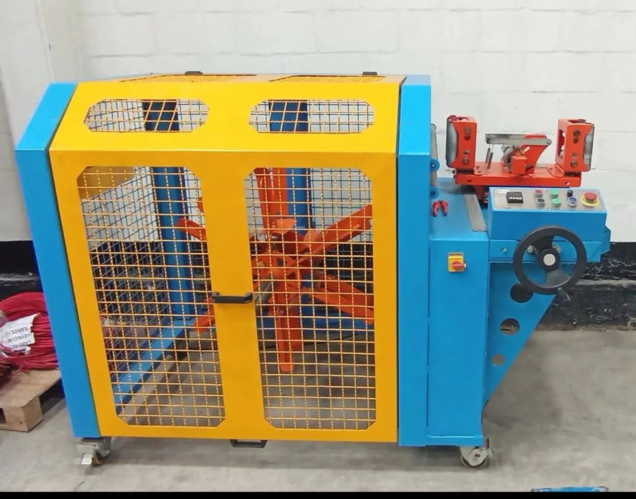 Máquina de enrolar fio cabo automático 