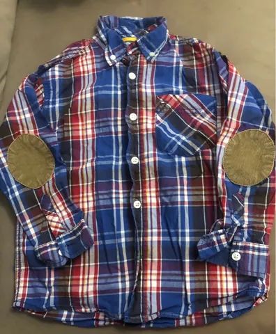 Camisa xadrez infantil tam 4 Tommy Hilfiger importada festa junina