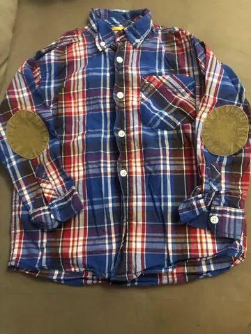 Camisa xadrez infantil tam 4 Tommy Hilfiger importada festa junina - Foto 3