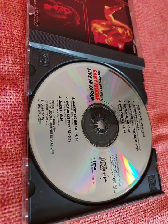 CD Gary Moore - Live in Japan raro só venda não troco por nada  - Foto 4