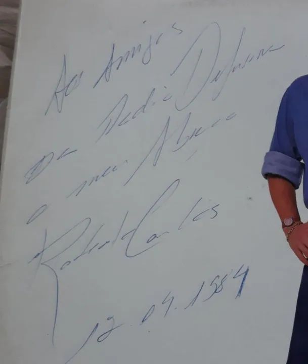 Vinil Roberto Carlos autografado  - Foto 3