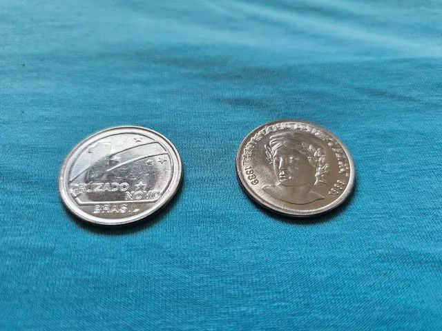 Moeda antiga 1 cruzado novo centenário da República  - Foto 2
