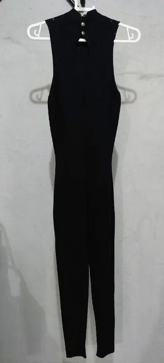 Macacão feminino de lã preto - tamanho P - Foto 2