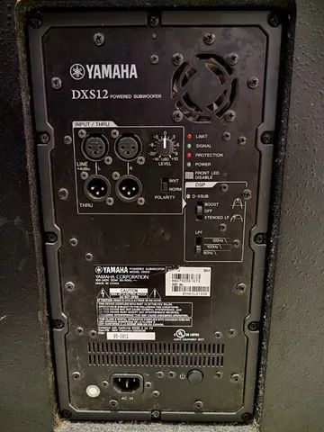 Sub Yamaha DXS-12 Digital Ativo 1000w - Foto 4