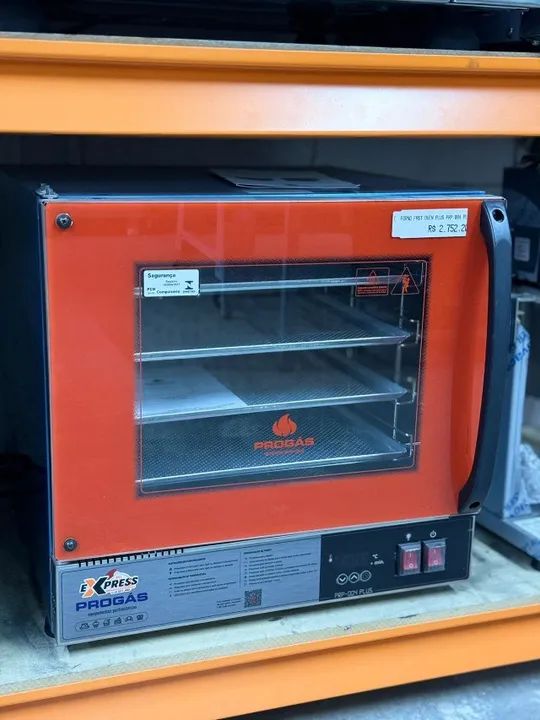 Forno turbo fast oven digital formas 35x35 Progás