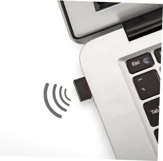 min adaptador de rede wifi usb 2.4ghz 150mbps para pc notebook e tv win - Foto 3