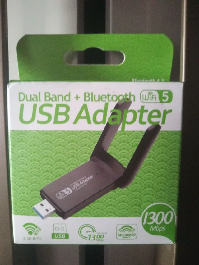 Receptor Wi-fi Bluetooth USB - Lacrado