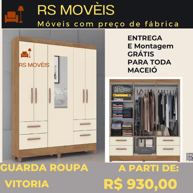 Guarda roupa vitória oferecemos entrega e montagem grátis para toda 