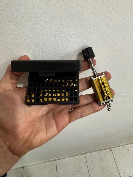 IMPECÁVEL- Datadora Registron 110V - Val/Lote/Fab - Foto 2