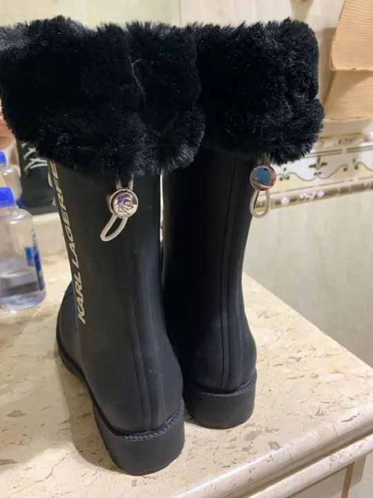 Botas de cano curto Karl Lagerfeld 39 - Foto 4