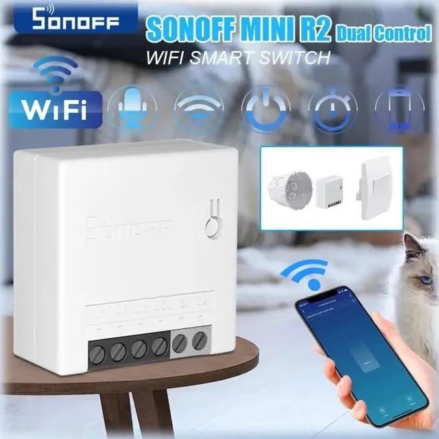 Sonoff Interruptor Tomada Lampada Wifi, Compatível com Alexa,  Aplicativo  - Foto 4