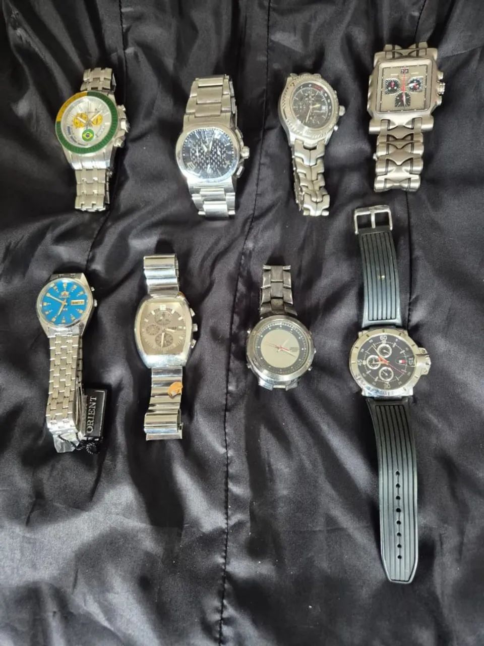 Relógio Tommy Hilfiger Chronograph Original - Mostrador Azul, Pulseira de Borracha - Foto 3