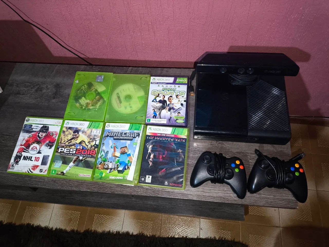 Vendo Xbox 360 slim todo original, +2 controles jogos, PREÇO