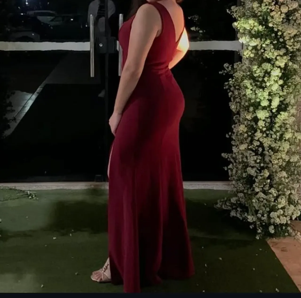 Vestido Longo Vermelho Elegante