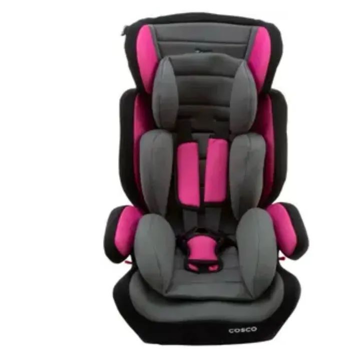 Cadeirinha cosco tour rosa e cinza parcelo em até 12x c/ juros 