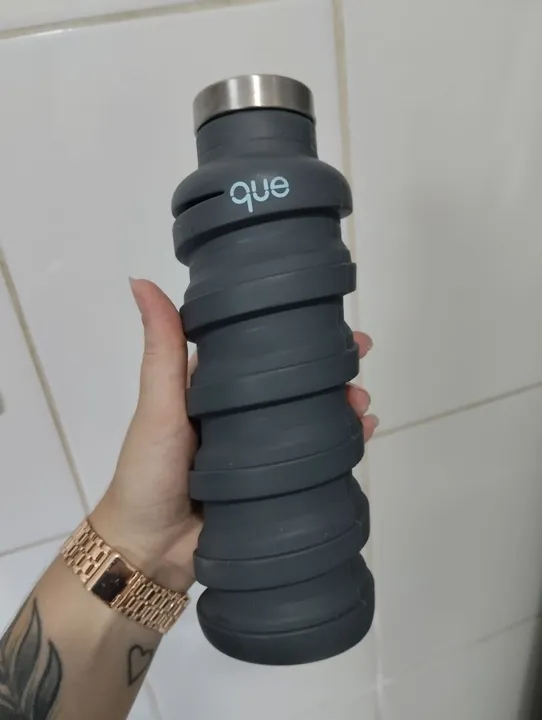 Garrafa de água dobrável