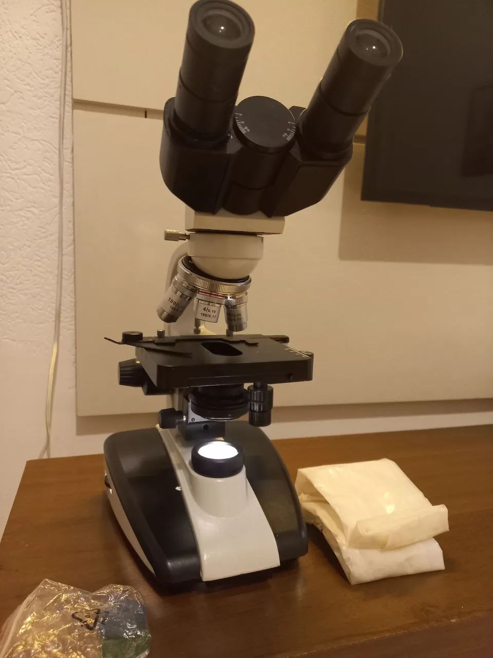 Microscópio Biológico Binocular WF10X - Foto 2