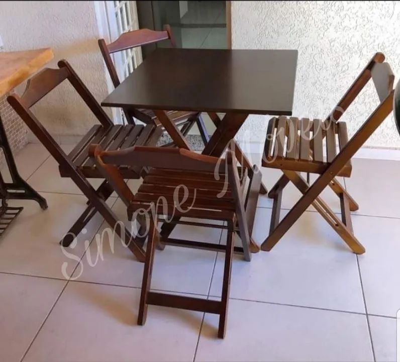 Jogo para Bar e Restaurante com 4 cadeiras  - Foto 3