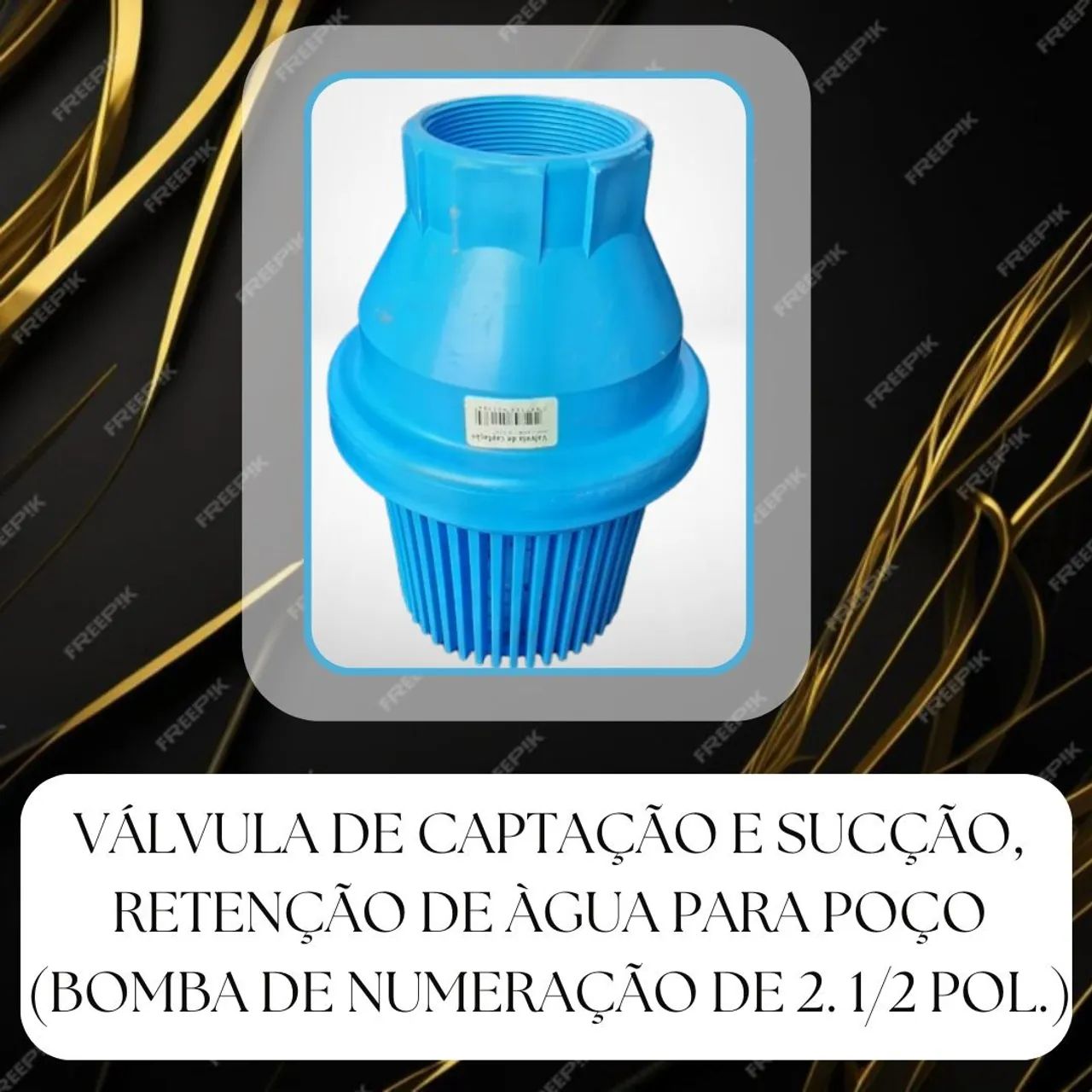 Válvula de Captação e Sucção para Poço 2.1/21/2 Pol.