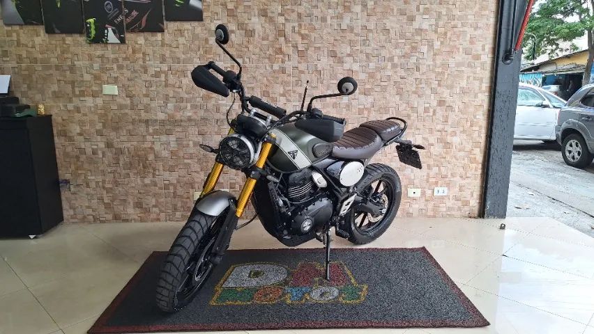 Triumph Scrambler 400x 2025 Verde - Foto 4
