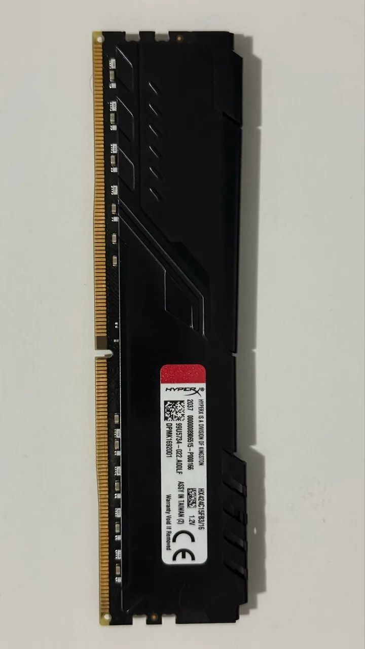 Memória RAM 16Gb DDR4 HyperX Fury64739358082177121