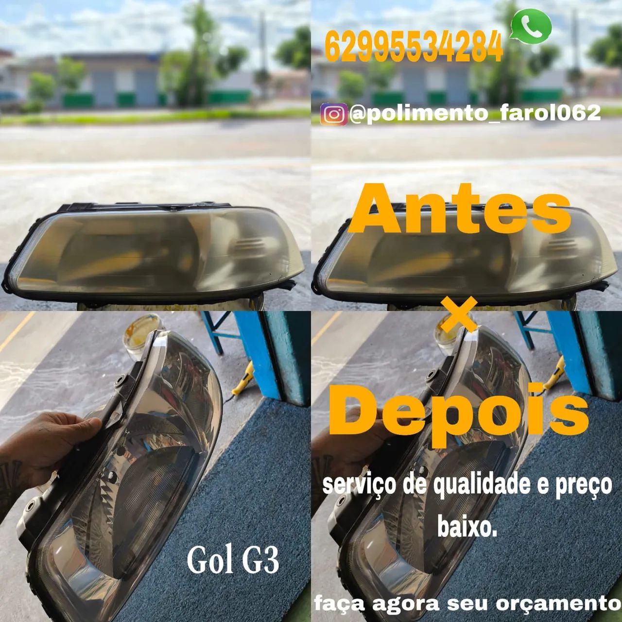 Polimento de farol  - Foto 2