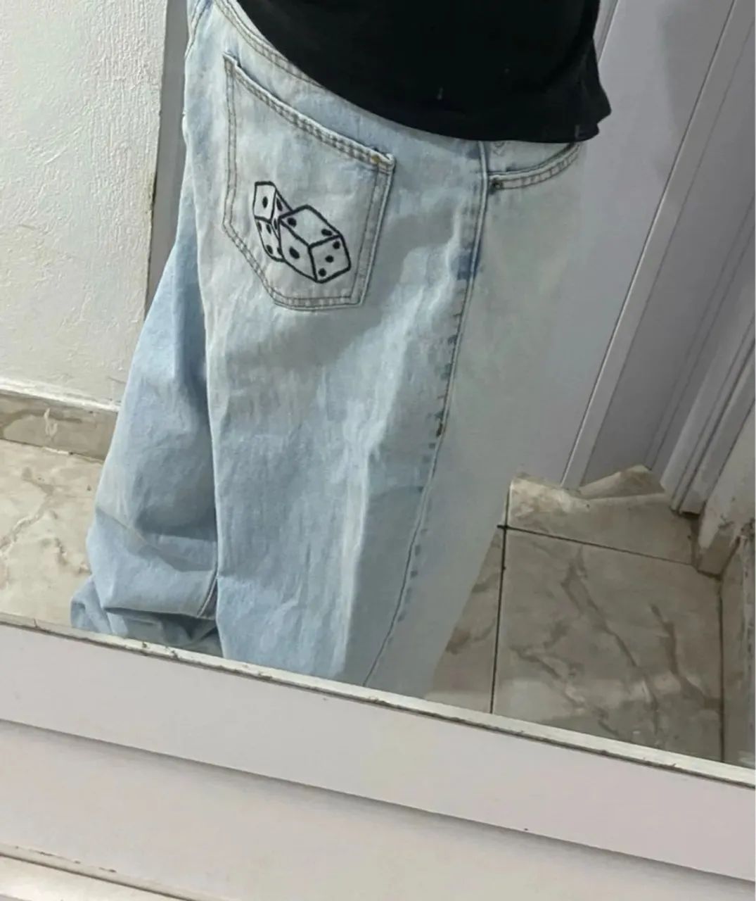 calça baggy jeans  - Foto 5