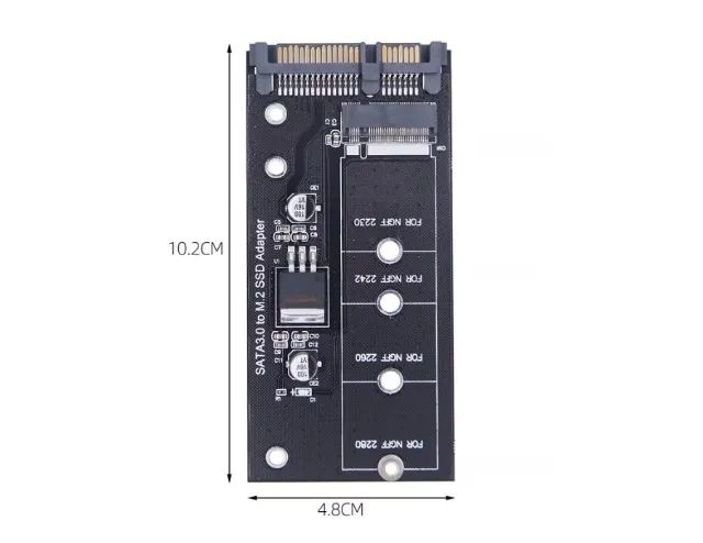 Adaptador conversor M.2 ngff ssd para sata 3 3.0disco de estado sólido 2230 2280 COD-AM617
